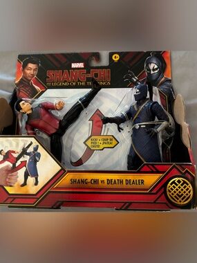 Marvel Shang-Chi vs Death Dealer Figure Set - Red, Black, Blue